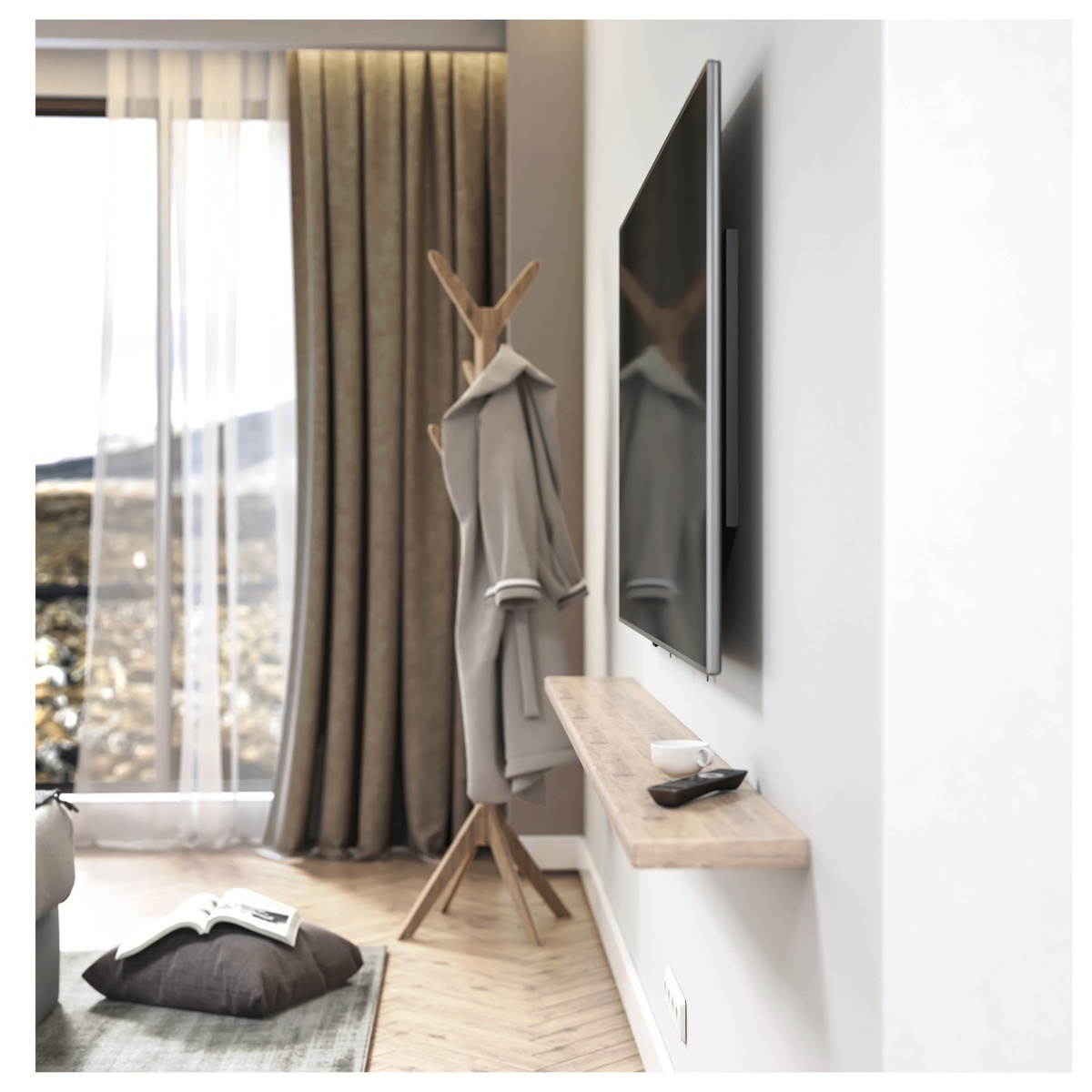 soporte tv pared