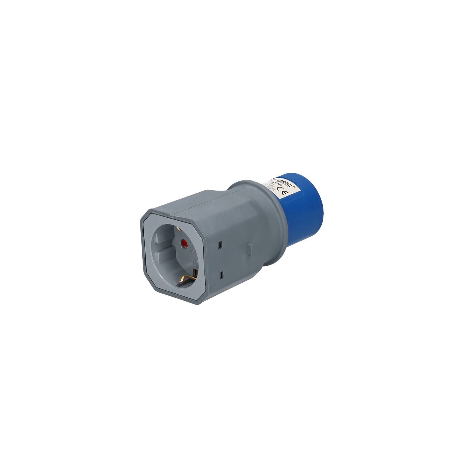 Adaptador de clavija 3P (2P+t) 16A a base sucko