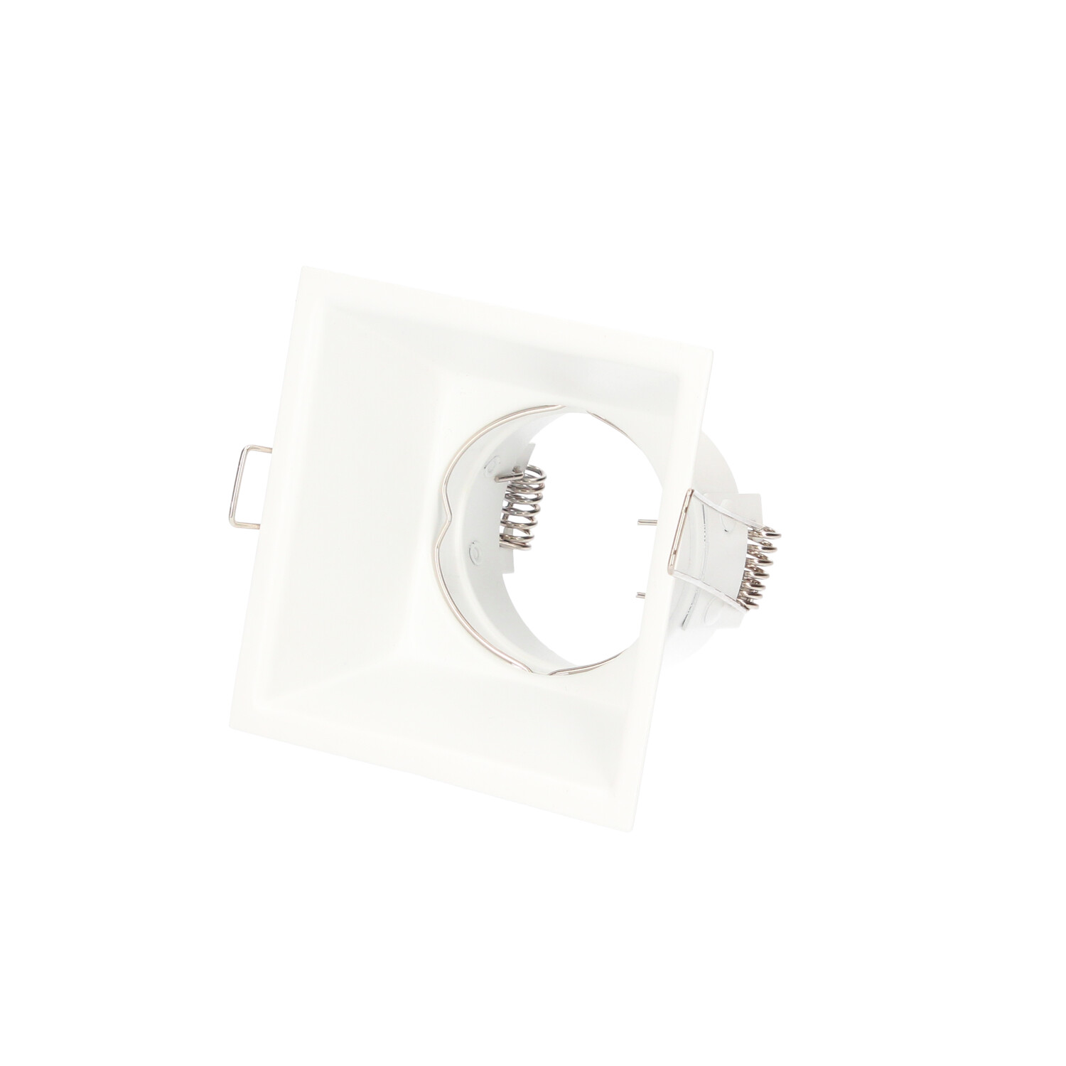 Aro cuadrado empotrable Taitu 88x88mm antideslumbramiento Blanco mate