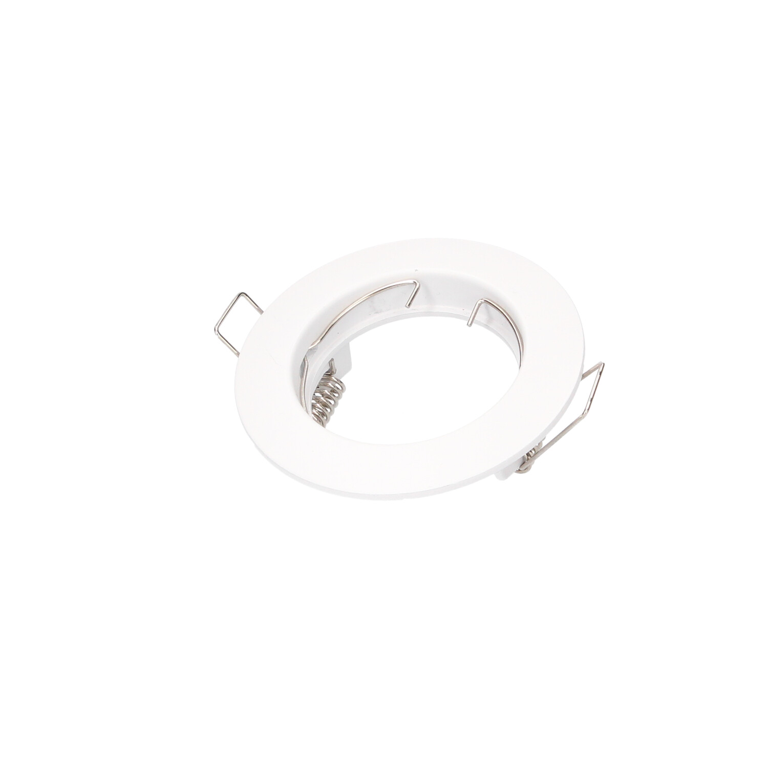 Aro fijo Fana redondo empotrable Ø77mm Blanco mate