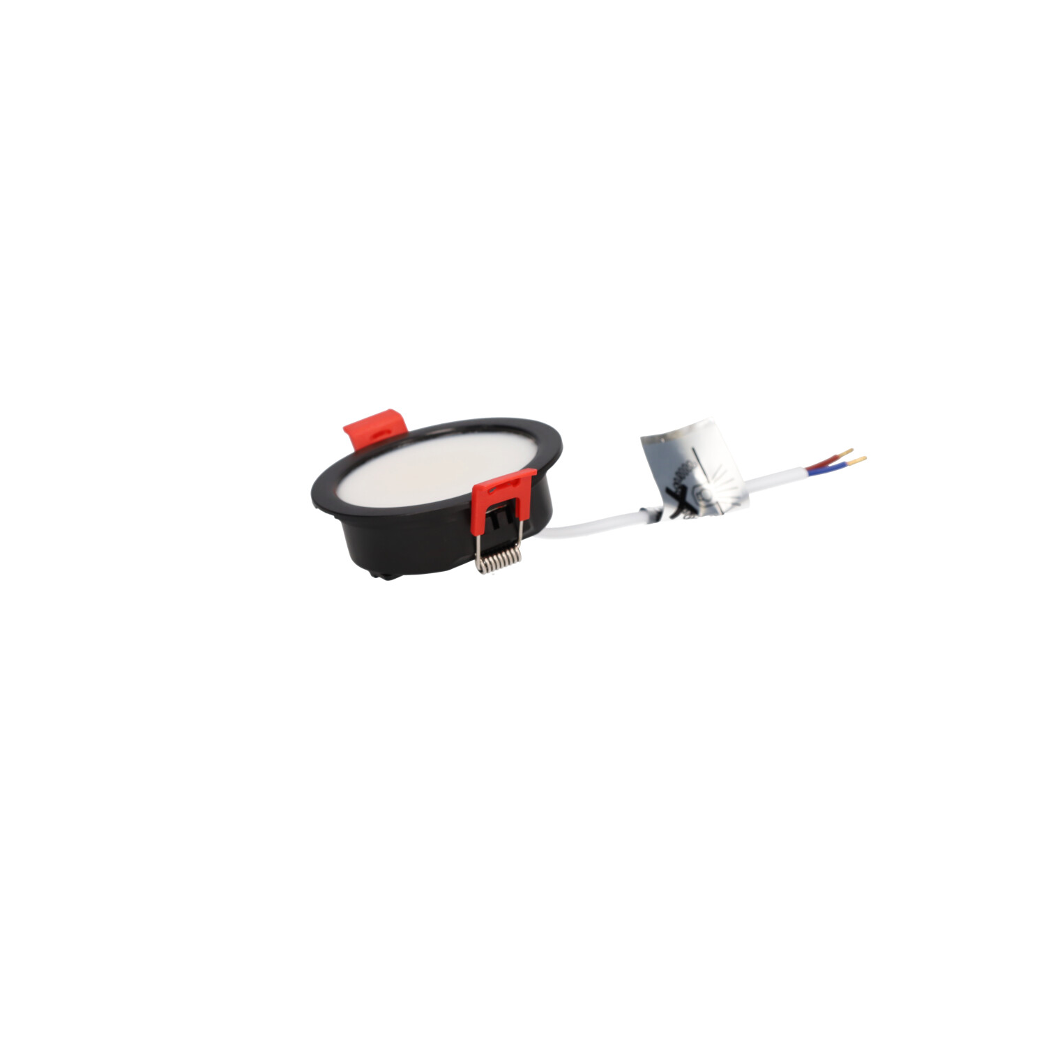 Aro redondo empotrable compacto LED Lumati 7W 3000 - 4000 - 6000K Negro