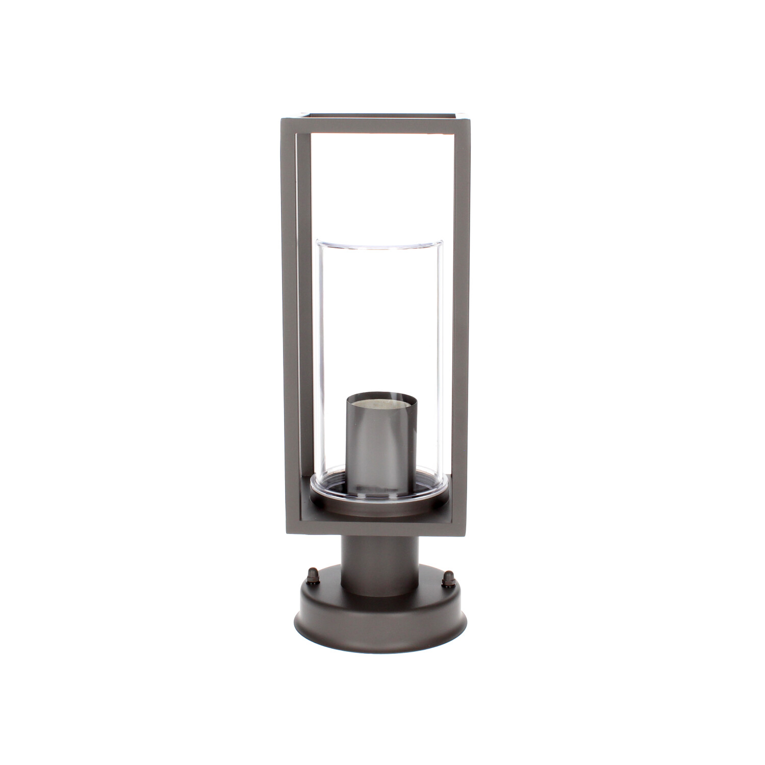 Farol de jardín sobremuro Serie Betka E27 Gris antracita