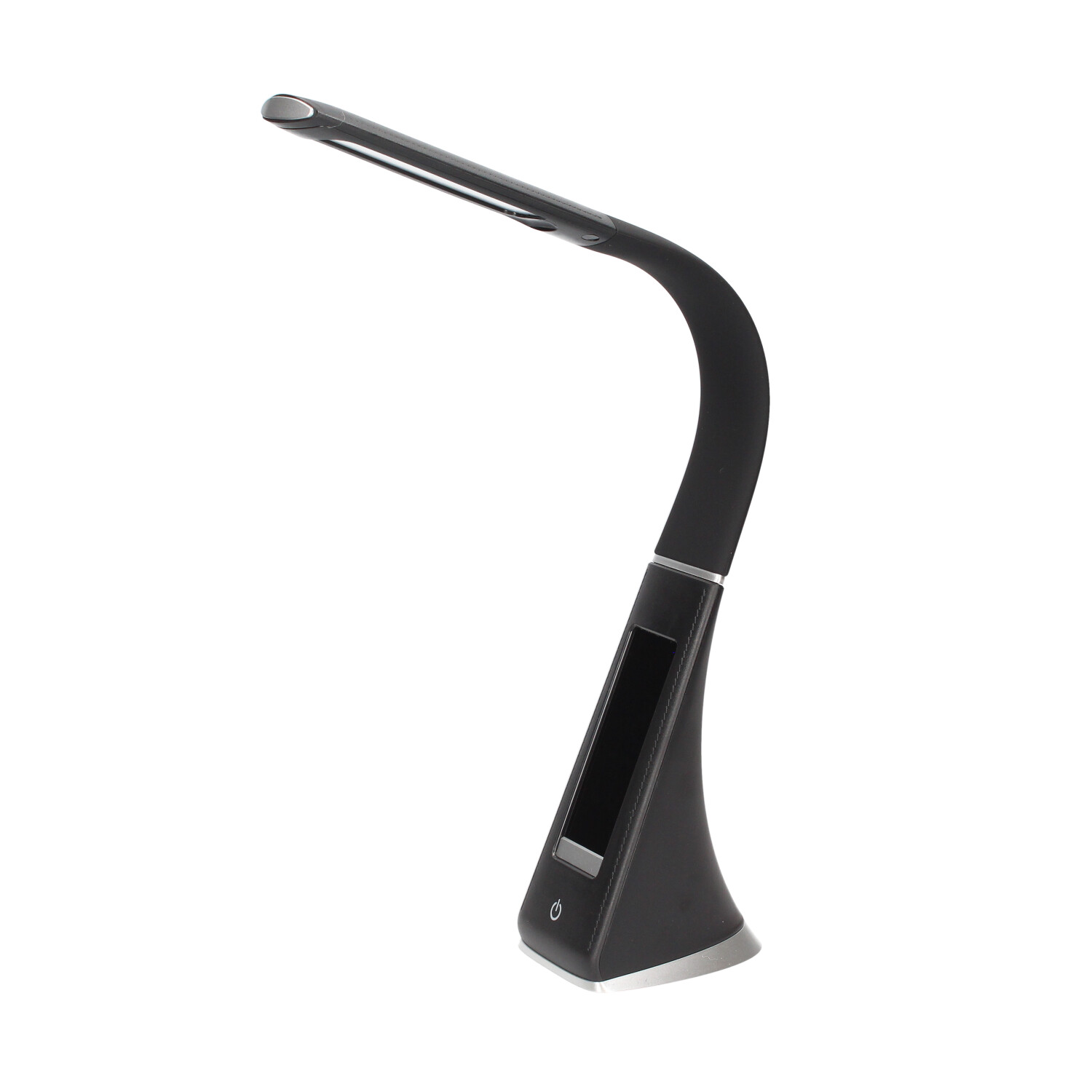 Flexo LED Batua con reloj digital 5W Negro