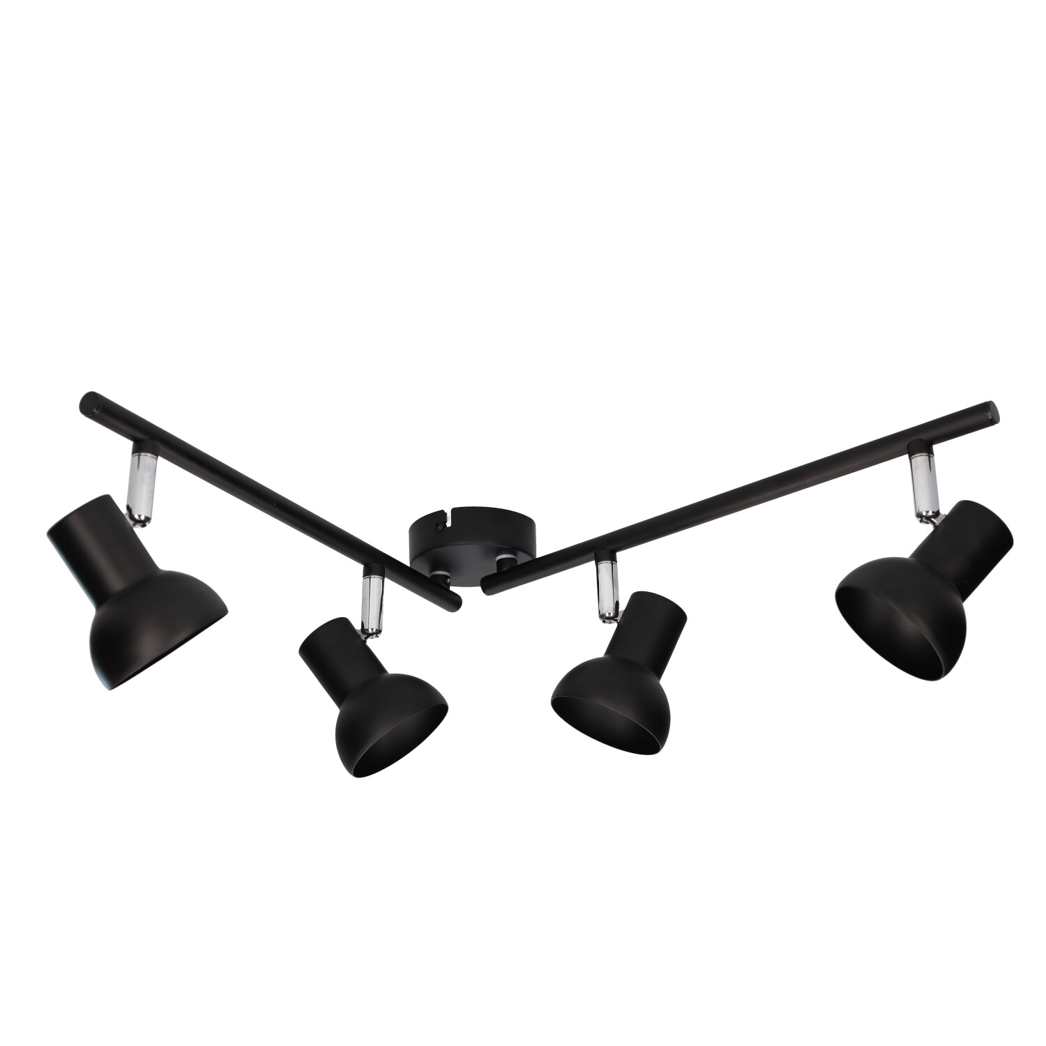 Foco de techo cuádruple lineal Serie Kaitola GU10 Negro