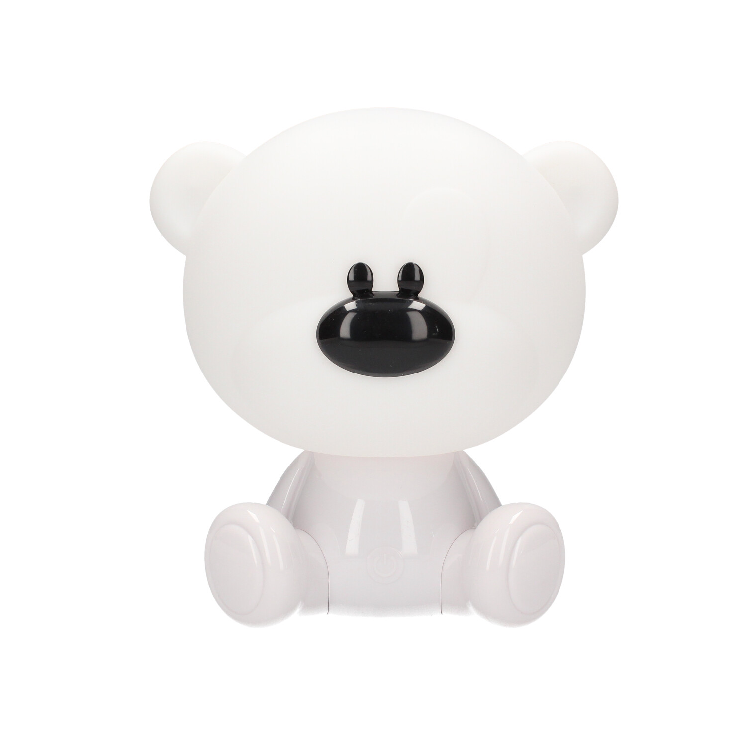 Luz de noche infantil LED Osito 2,5W RGB + luz día batería recargable Blanco
