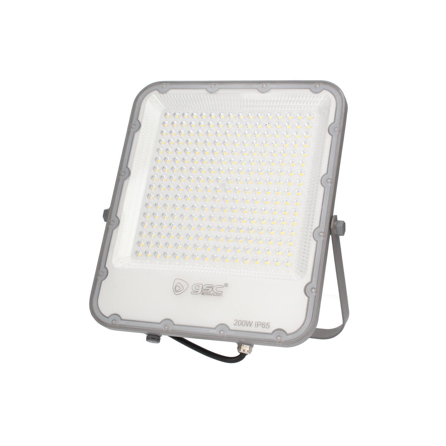 Proyector aluminio LED 200W 6500K IP65 Gris