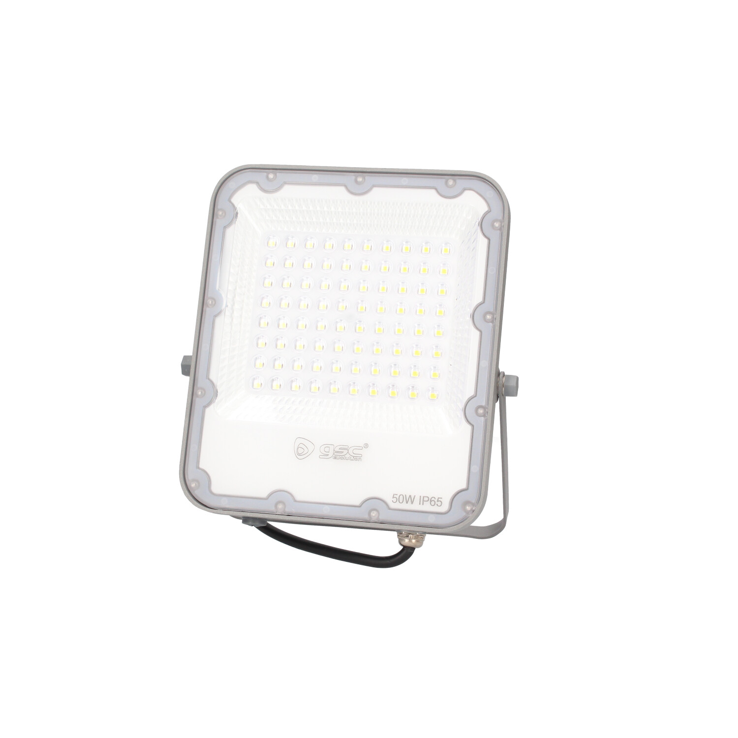 Proyector aluminio LED 50W 6500K IP65 Gris