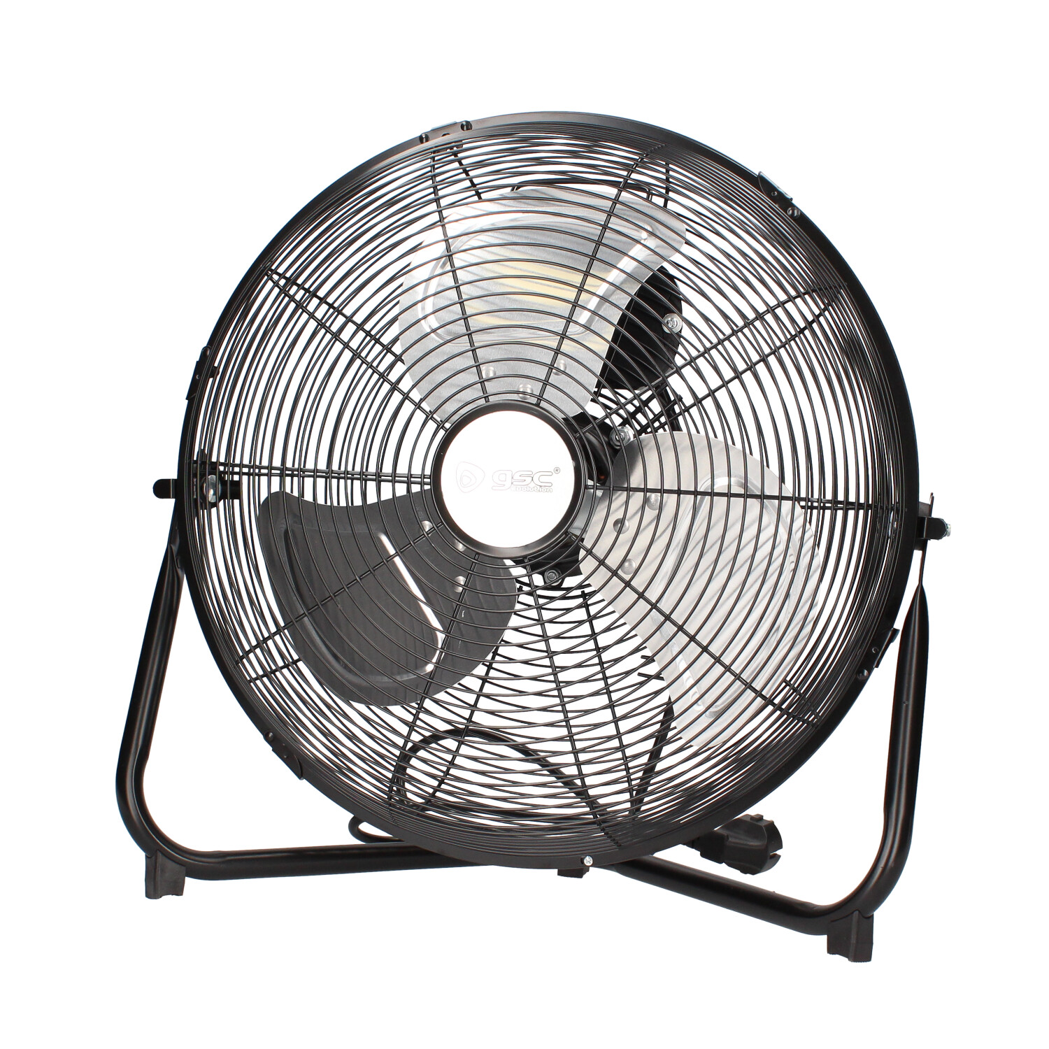 Ventilador metálico de suelo Gumba Ø40cm 70W Negro