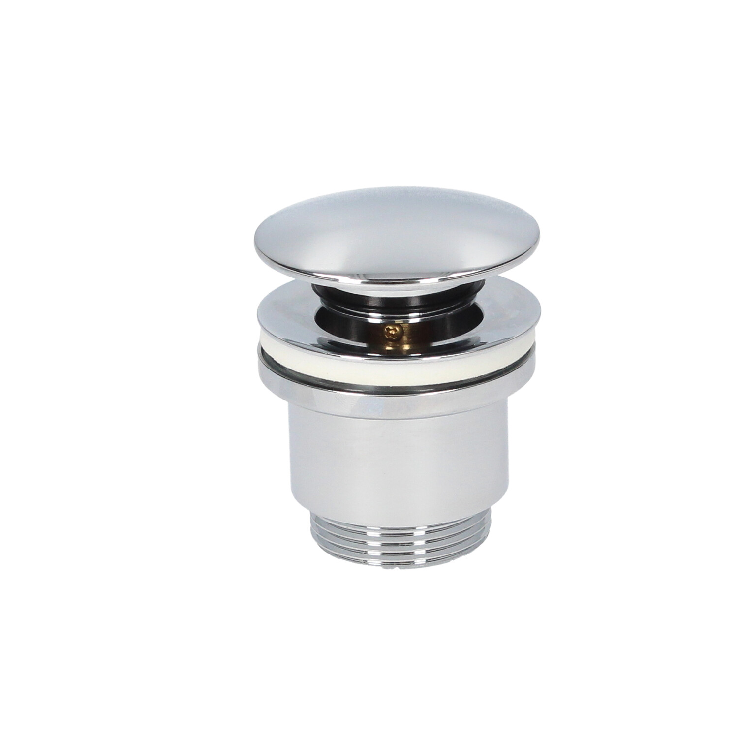 Válvula de desagüe para lavabo clic-clac tapón Ø63,5mm Cromo