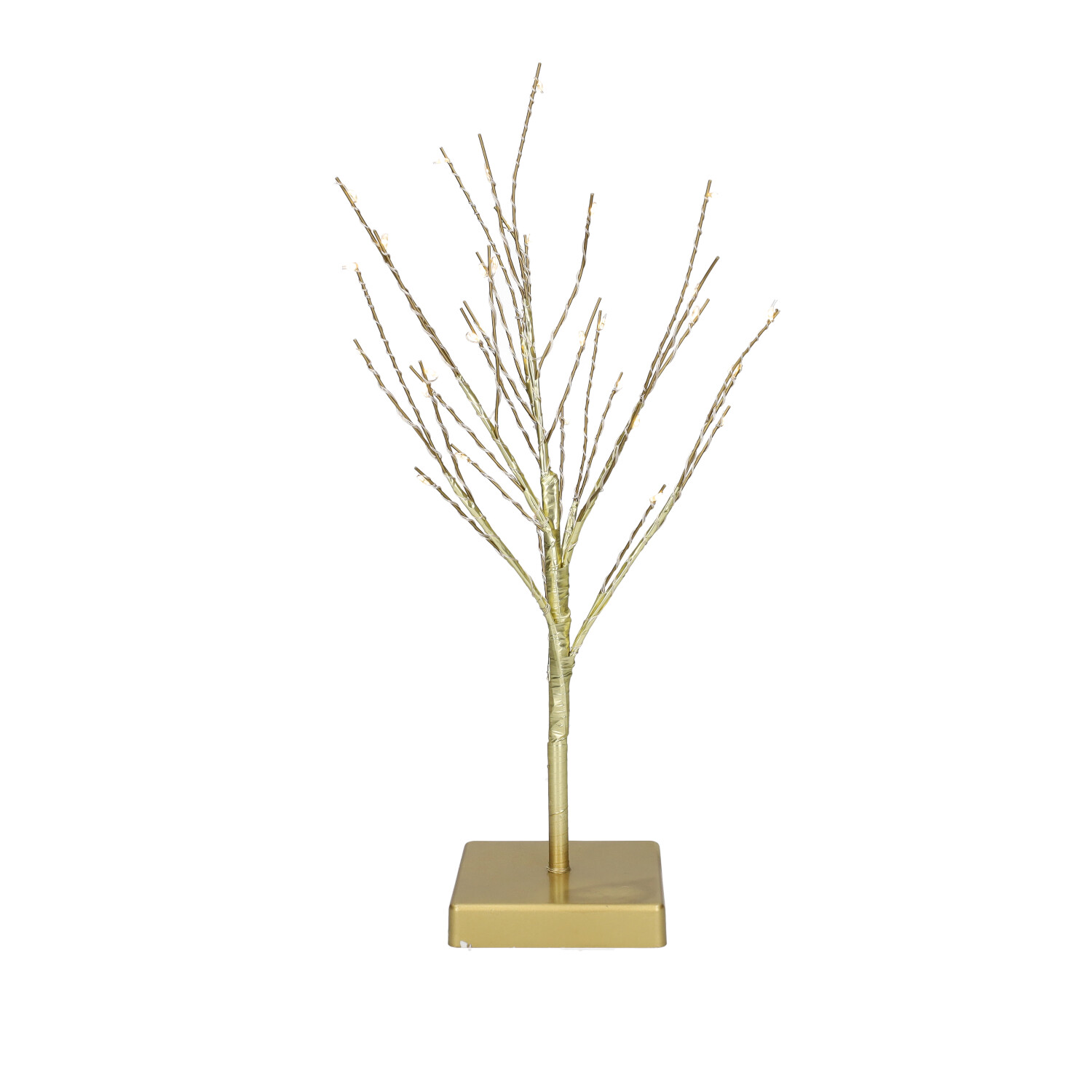 Árbol decorativo LED Cumia 40cm 3xAA Dorado