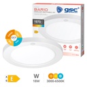 Downlight LED Bario empotramiento regulable con sensor movimiento y crepuscular 18W 3000K a 6500K regulable