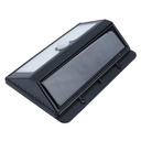 Aplique solar LED con sensor 4W 4200K Negro - 5u caja exp