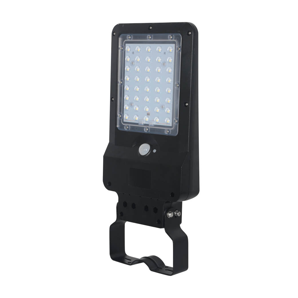 Farola solar LED Ornes con sensor crepuscular y movimiento 8W 6500K IP65