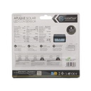 Aplique solar LED con sensor 4W 4200K Negro - 5u caja exp