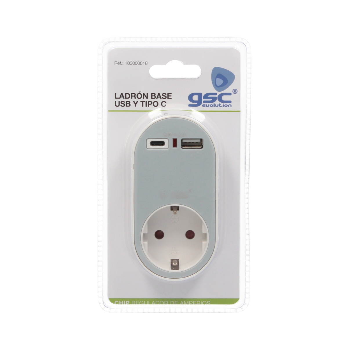Ladrón base USB y tipo C