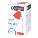 Flexo de sobremesa con cable USB 3W Azul