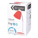 Flexo de sobremesa con cable USB 3W Azul