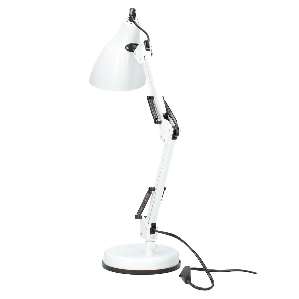 Flexo sobremesa Fokus E27 Blanco