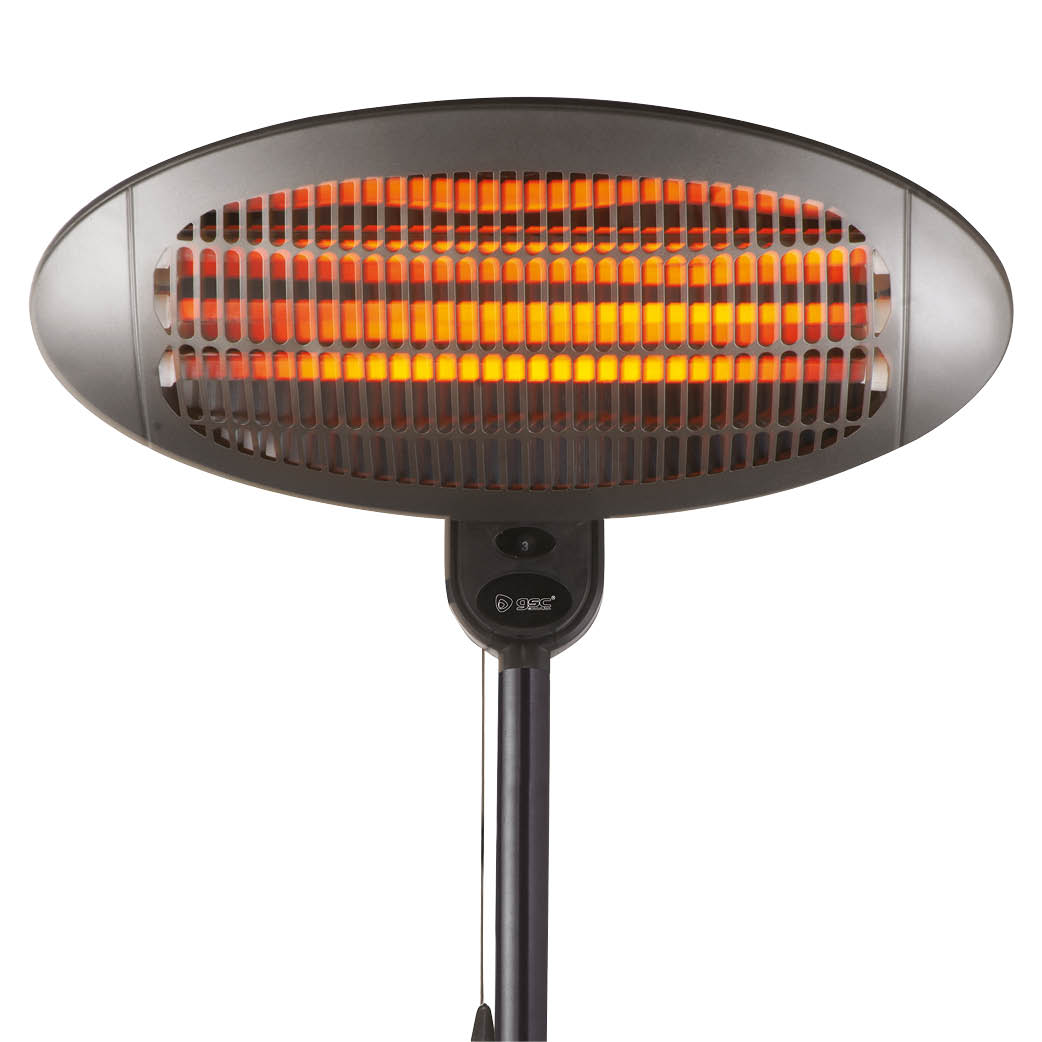 Estufa con soporte para exterior de cuarzo Máx. 2200W