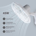 Ventilador de pared 43cm 45W con mando a distancia