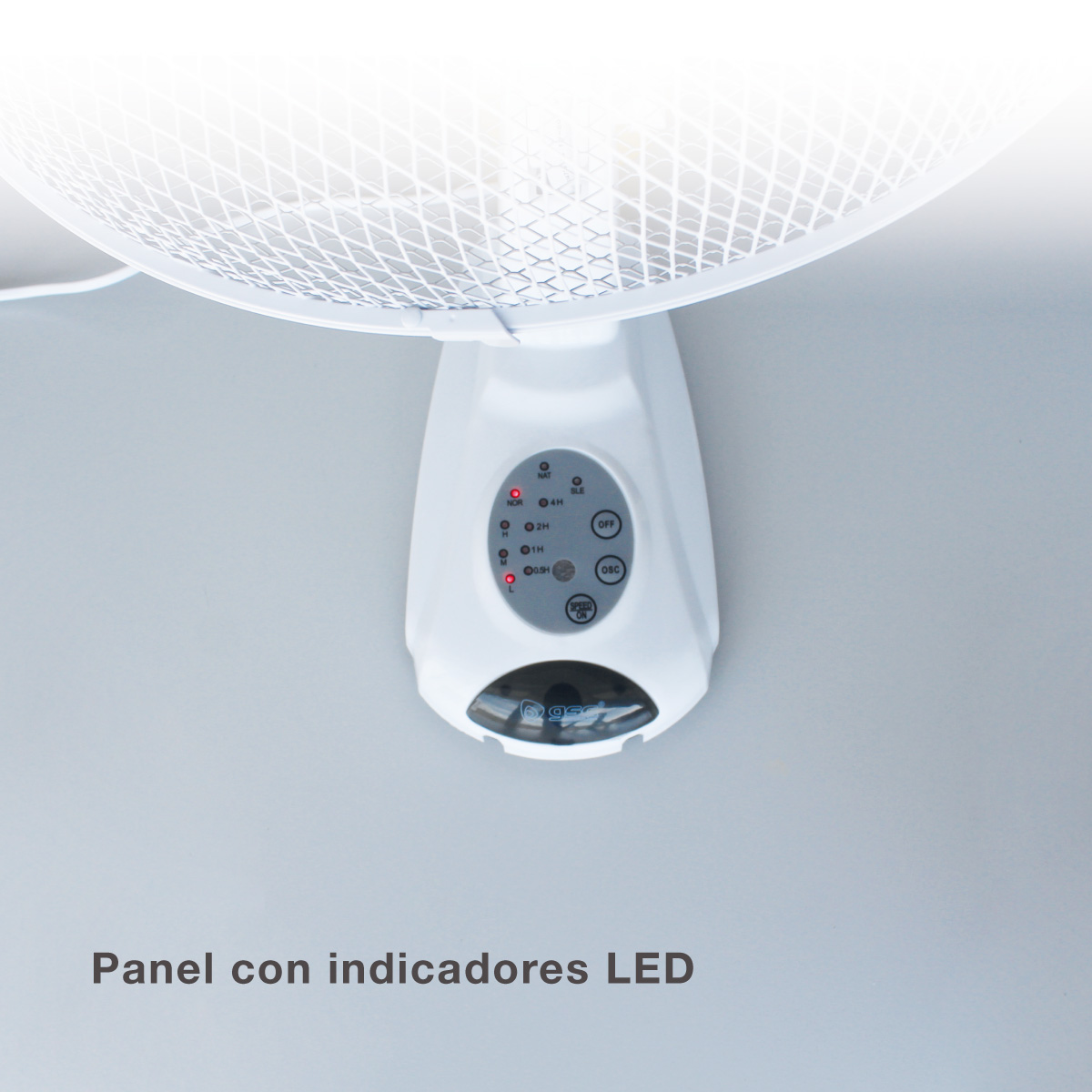 Ventilador de pared 43cm 45W con mando a distancia