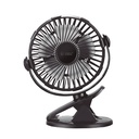 Mini ventilador USB tipo clip Fune 3W Negro