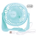Mini ventilador sobremesa USB Alua Ø15cm 3W Aguamarina