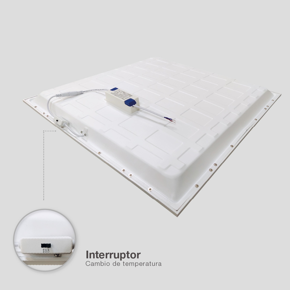 Panel empotrable LED Gilé 40W 3000 - 4000 - 6000K UGR19 Blanco