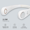 Ventilador de cuello portátil Salaro USB recargable