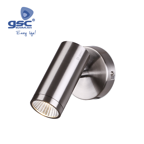 Foco techo simple GU10 Max.60W Niquel satin