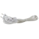 [001102966] Cabo de ligação plano com interruptor (2 x 0,75 mm) 1,5 m Transparente
