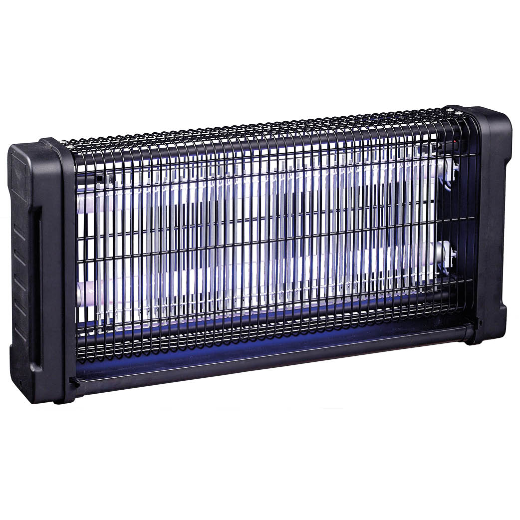 Anti-insectes électrique 2x15 W 100M2 Noir