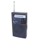 Rádio vertical portátil 2 x AA 118 x 28 x 70 mm