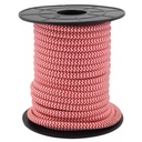 [003902988] Cabo têxtil 10 m (2 x 0,75 mm) Branco/Vermelho