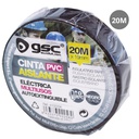 Ruban électrique isolant PVC 20 M Noir - Sous film rétractable 10 u