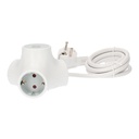 [103000014] Ficha com extensão tripla saída + 2 USB 1,4 m