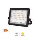 [202600081] Projecteur aluminium LED 30W 4000K IP65 noir