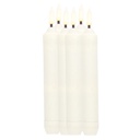 [204800004] Pack 6 velas decorativas LED candelabro 160mm