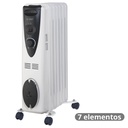 Radiateur à bain d'huile 7 éléments Máx. 1500W.