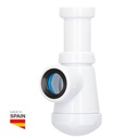 Sifón botella extensible salida Ø40mm reductora Ø32mm racor 1&quot; 1/2