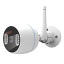 Câmara exterior inteligente via Wi-Fi com visão noturna a cores 1080P-2 MP