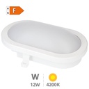 [200205039] Aplique oval Hitra 12 W 4200 K IP54
