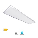 [203400015] Hassi LED recessed panel rectangular 40W 6000K Niquel