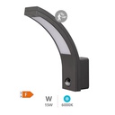 [200205056] Tegar LED wall lamp with motion sensor 15W 6000K Anthracite Gray
