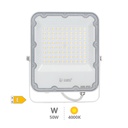 [202600069] Projecteur aluminium LED 50W 4000K IP65 Blanc