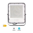 [202600076] Aluminum LED floodlight 200W 6500K IP65 Grey
