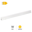 [203800035] Regleta T5 LED Belo 570mm 8W 4000K