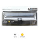 Applique solaire LED avec détecteur 10W 4200K noire - boîte prés. 5 u
