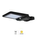 [201635001] Lampadaire solaire LED Ornes avec détecteur crépusculaire et de mouvement 8W 4000K IP65