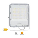 [202600093] Aluminum LED floodlight 50W 3000K IP65 White